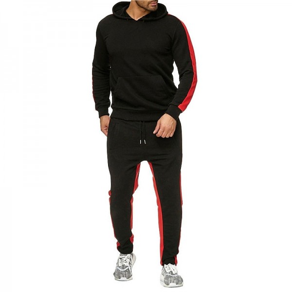 Men's Tracksuit Sweatsuit 2 Piece Street Winter Long Sleeve Thermal Warm Breathable Moisture Wicking Fitness Gym Workout Running Sportswear Activewear Stripes Black Yellow Red Men's Tracksuit Sweatsuit 2 Piece Street Winter Long Sleeve Thermal Warm Breathable Moisture Wicking Fitness Gym Workout Running Sportswear Activewear Stripes Black Yellow Red