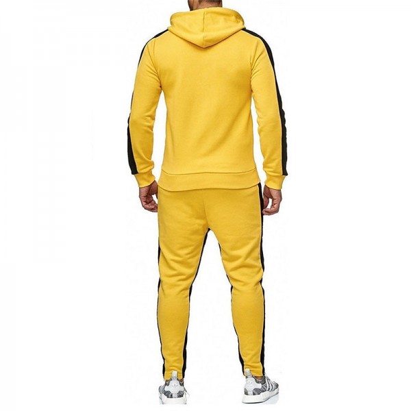 Men's Tracksuit Sweatsuit 2 Piece Street Winter Long Sleeve Thermal Warm Breathable Moisture Wicking Fitness Gym Workout Running Sportswear Activewear Stripes Black Yellow Red Men's Tracksuit Sweatsuit 2 Piece Street Winter Long Sleeve Thermal Warm Breathable Moisture Wicking Fitness Gym Workout Running Sportswear Activewear Stripes Black Yellow Red