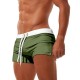 Men&#039;s Board Shorts Swim Shorts Swim Trunks Drawstring with Mesh lining Split Solid Color Breathable Quick Dry Athletic Beach Swimming Pool Chic &amp; Modern Casual / Sporty Grass Green Black Stretchy