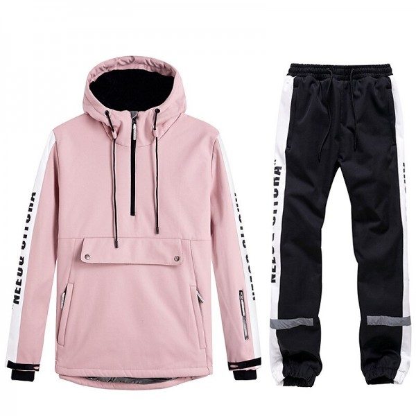 ARCTIC QUEEN Men's Women's Ski Jacket with Pants Ski Suit Outdoor Winter Thermal Warm Reflective Waterproof Windproof Hooded 1/4 Zip Pullover Snow Suit for Skiing Snowboarding Winter Sports Mountain ARCTIC QUEEN Men's Women's Ski Jacket with Pants Ski Suit Outdoor Winter Thermal Warm Reflective Waterproof Windproof Hooded 1/4 Zip Pullover Snow Suit for Skiing Snowboarding Winter Sports Mountain