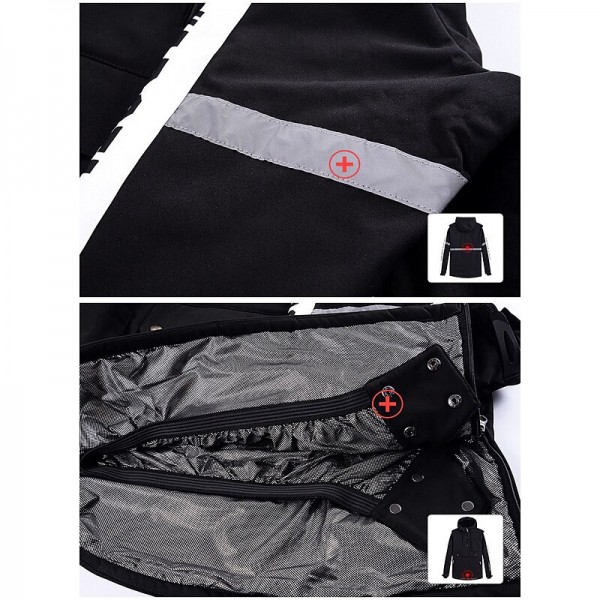 ARCTIC QUEEN Men's Women's Ski Jacket with Pants Ski Suit Outdoor Winter Thermal Warm Reflective Waterproof Windproof Hooded 1/4 Zip Pullover Snow Suit for Skiing Snowboarding Winter Sports Mountain ARCTIC QUEEN Men's Women's Ski Jacket with Pants Ski Suit Outdoor Winter Thermal Warm Reflective Waterproof Windproof Hooded 1/4 Zip Pullover Snow Suit for Skiing Snowboarding Winter Sports Mountain