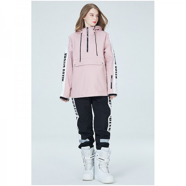 ARCTIC QUEEN Men's Women's Ski Jacket with Pants Ski Suit Outdoor Winter Thermal Warm Reflective Waterproof Windproof Hooded 1/4 Zip Pullover Snow Suit for Skiing Snowboarding Winter Sports Mountain ARCTIC QUEEN Men's Women's Ski Jacket with Pants Ski Suit Outdoor Winter Thermal Warm Reflective Waterproof Windproof Hooded 1/4 Zip Pullover Snow Suit for Skiing Snowboarding Winter Sports Mountain