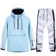 ARCTIC QUEEN Men's Women's Ski Jacket with Pants Ski Suit Outdoor Winter Thermal Warm Reflective Waterproof Windproof Hooded 1/4 Zip Pullover Snow Suit for Skiing Snowboarding Winter Sports Mountain ARCTIC QUEEN Men's Women's Ski Jacket with Pants Ski Suit Outdoor Winter Thermal Warm Reflective Waterproof Windproof Hooded 1/4 Zip Pullover Snow Suit for Skiing Snowboarding Winter Sports Mountain