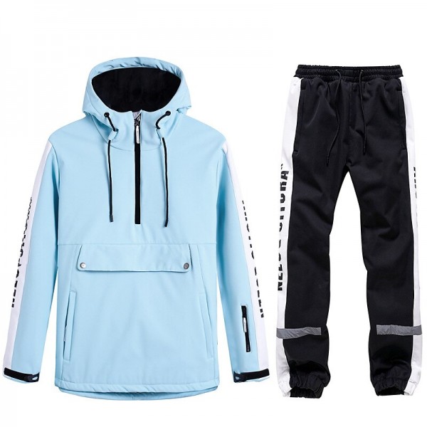 ARCTIC QUEEN Men's Women's Ski Jacket with Pants Ski Suit Outdoor Winter Thermal Warm Reflective Waterproof Windproof Hooded 1/4 Zip Pullover Snow Suit for Skiing Snowboarding Winter Sports Mountain ARCTIC QUEEN Men's Women's Ski Jacket with Pants Ski Suit Outdoor Winter Thermal Warm Reflective Waterproof Windproof Hooded 1/4 Zip Pullover Snow Suit for Skiing Snowboarding Winter Sports Mountain