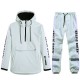 ARCTIC QUEEN Men's Women's Ski Jacket with Pants Ski Suit Outdoor Winter Thermal Warm Reflective Waterproof Windproof Hooded 1/4 Zip Pullover Snow Suit for Skiing Snowboarding Winter Sports Mountain ARCTIC QUEEN Men's Women's Ski Jacket with Pants Ski Suit Outdoor Winter Thermal Warm Reflective Waterproof Windproof Hooded 1/4 Zip Pullover Snow Suit for Skiing Snowboarding Winter Sports Mountain