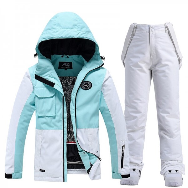 ARCTIC QUEEN Men's Women's Ski Jacket with Bib Pants Ski Suit Outdoor Winter Thermal Warm Waterproof Windproof Breathable Detachable Hood Snow Suit Clothing Suit for Skiing Camping Snowboarding ARCTIC QUEEN Men's Women's Ski Jacket with Bib Pants Ski Suit Outdoor Winter Thermal Warm Waterproof Windproof Breathable Detachable Hood Snow Suit Clothing Suit for Skiing Camping Snowboarding