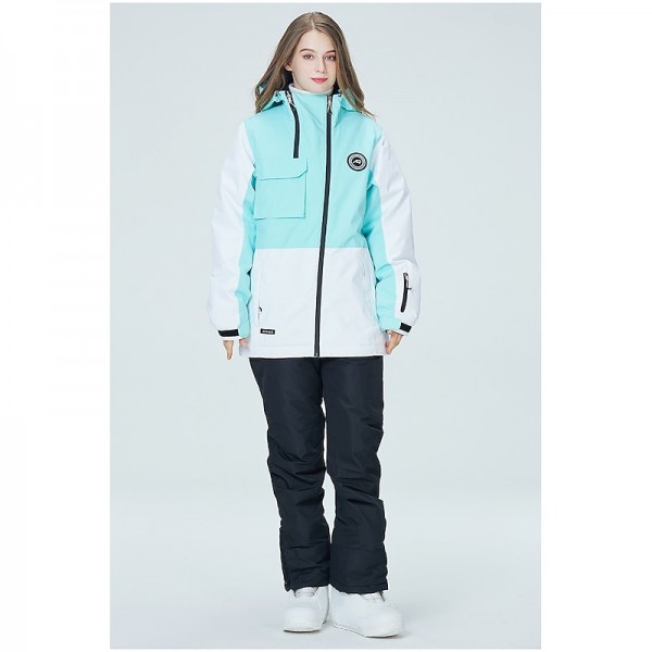 ARCTIC QUEEN Men's Women's Ski Jacket with Bib Pants Ski Suit Outdoor Winter Thermal Warm Waterproof Windproof Breathable Detachable Hood Snow Suit Clothing Suit for Skiing Camping Snowboarding ARCTIC QUEEN Men's Women's Ski Jacket with Bib Pants Ski Suit Outdoor Winter Thermal Warm Waterproof Windproof Breathable Detachable Hood Snow Suit Clothing Suit for Skiing Camping Snowboarding