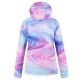 ARCTIC QUEEN Women&#039;s Ski Jacket Outdoor Winter Thermal Warm Waterproof Windproof Breathable Detachable Hood Jacket for Snowboarding Ski Mountain / Cotton