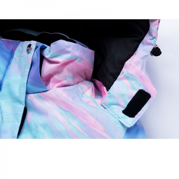 ARCTIC QUEEN Women&#039;s Ski Jacket Outdoor Winter Thermal Warm Waterproof Windproof Breathable Detachable Hood Jacket for Snowboarding Ski Mountain / Cotton