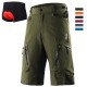 Arsuxeo Men's Bike Shorts Cycling MTB Shorts with Removable 3D Padded Underwear Summer Baggy Shorts Loose Fit Quick Dry Waterproof Zipper Sports Dark Grey Black Army Green Mountain Bike Arsuxeo Men's Bike Shorts Cycling MTB Shorts with Removable 3D Padded Underwear Summer Baggy Shorts Loose Fit Quick Dry Waterproof Zipper Sports Dark Grey Black Army Green Mountain Bike