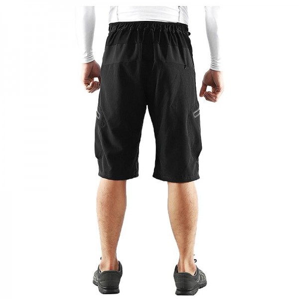 Arsuxeo Men's Bike Shorts Cycling MTB Shorts with Removable 3D Padded Underwear Summer Baggy Shorts Loose Fit Quick Dry Waterproof Zipper Sports Dark Grey Black Army Green Mountain Bike Arsuxeo Men's Bike Shorts Cycling MTB Shorts with Removable 3D Padded Underwear Summer Baggy Shorts Loose Fit Quick Dry Waterproof Zipper Sports Dark Grey Black Army Green Mountain Bike