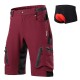 Arsuxeo Men's Bike Shorts Cycling MTB Shorts with Removable 3D Padded Underwear Summer Baggy Shorts Loose Fit Quick Dry Waterproof Zipper Sports Dark Grey Black Army Green Mountain Bike Arsuxeo Men's Bike Shorts Cycling MTB Shorts with Removable 3D Padded Underwear Summer Baggy Shorts Loose Fit Quick Dry Waterproof Zipper Sports Dark Grey Black Army Green Mountain Bike