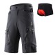 Arsuxeo Men's Bike Shorts Cycling MTB Shorts with Removable 3D Padded Underwear Summer Baggy Shorts Loose Fit Quick Dry Waterproof Zipper Sports Dark Grey Black Army Green Mountain Bike Arsuxeo Men's Bike Shorts Cycling MTB Shorts with Removable 3D Padded Underwear Summer Baggy Shorts Loose Fit Quick Dry Waterproof Zipper Sports Dark Grey Black Army Green Mountain Bike