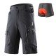 Arsuxeo Men's Bike Shorts Cycling MTB Shorts with Removable 3D Padded Underwear Summer Baggy Shorts Loose Fit Quick Dry Waterproof Zipper Sports Dark Grey Black Army Green Mountain Bike Arsuxeo Men's Bike Shorts Cycling MTB Shorts with Removable 3D Padded Underwear Summer Baggy Shorts Loose Fit Quick Dry Waterproof Zipper Sports Dark Grey Black Army Green Mountain Bike