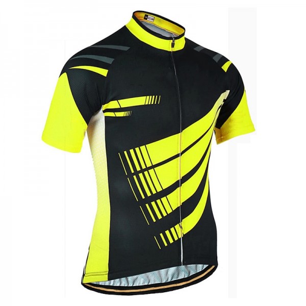 21Grams Men's Cycling Jersey Short Sleeve Bike Top with 3 Rear Pockets Mountain Bike MTB Road Bike Cycling Breathable Moisture Wicking Quick Dry Reflective Strips Yellow Red Blue Polyester Sports 21Grams Men's Cycling Jersey Short Sleeve Bike Top with 3 Rear Pockets Mountain Bike MTB Road Bike Cycling Breathable Moisture Wicking Quick Dry Reflective Strips Yellow Red Blue Polyester Sports