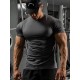 Men's Running T-Shirt Compression Shirt Short Sleeve Base Layer Athletic Spandex Breathable Quick Dry Moisture Wicking Gym Workout Running Active Training Sportswear Activewear Solid Colored Black Men's Running T-Shirt Compression Shirt Short Sleeve Base Layer Athletic Spandex Breathable Quick Dry Moisture Wicking Gym Workout Running Active Training Sportswear Activewear Solid Colored Black