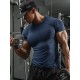 Men's Running T-Shirt Compression Shirt Short Sleeve Base Layer Athletic Spandex Breathable Quick Dry Moisture Wicking Gym Workout Running Active Training Sportswear Activewear Solid Colored Black Men's Running T-Shirt Compression Shirt Short Sleeve Base Layer Athletic Spandex Breathable Quick Dry Moisture Wicking Gym Workout Running Active Training Sportswear Activewear Solid Colored Black