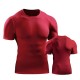 Men's Running T-Shirt Compression Shirt Short Sleeve Base Layer Athletic Spandex Breathable Quick Dry Moisture Wicking Gym Workout Running Active Training Sportswear Activewear Solid Colored Black Men's Running T-Shirt Compression Shirt Short Sleeve Base Layer Athletic Spandex Breathable Quick Dry Moisture Wicking Gym Workout Running Active Training Sportswear Activewear Solid Colored Black