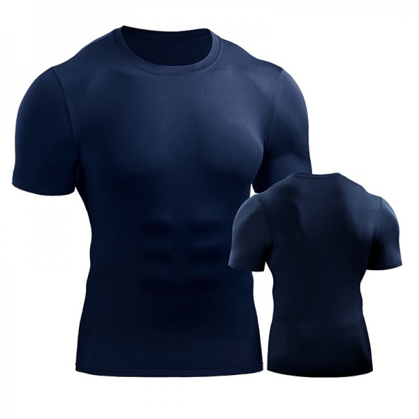 Men's Running T-Shirt Compression Shirt Short Sleeve Base Layer Athletic Spandex Breathable Quick Dry Moisture Wicking Gym Workout Running Active Training Sportswear Activewear Solid Colored Black Men's Running T-Shirt Compression Shirt Short Sleeve Base Layer Athletic Spandex Breathable Quick Dry Moisture Wicking Gym Workout Running Active Training Sportswear Activewear Solid Colored Black