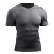 Men's Running T-Shirt Compression Shirt Short Sleeve Base Layer Athletic Spandex Breathable Quick Dry Moisture Wicking Gym Workout Running Active Training Sportswear Activewear Solid Colored Black Men's Running T-Shirt Compression Shirt Short Sleeve Base Layer Athletic Spandex Breathable Quick Dry Moisture Wicking Gym Workout Running Active Training Sportswear Activewear Solid Colored Black