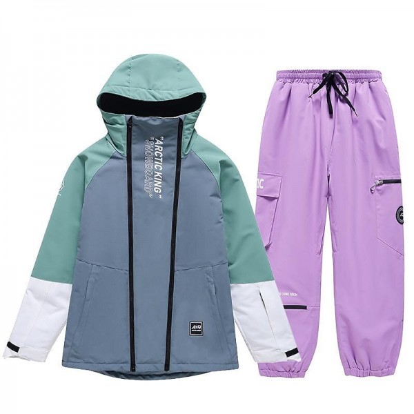 new ski suit suit men and women winter outdoor single-board double-board ski pants windproof and splash-proof to keep warm new ski suit suit men and women winter outdoor single-board double-board ski pants windproof and splash-proof to keep warm