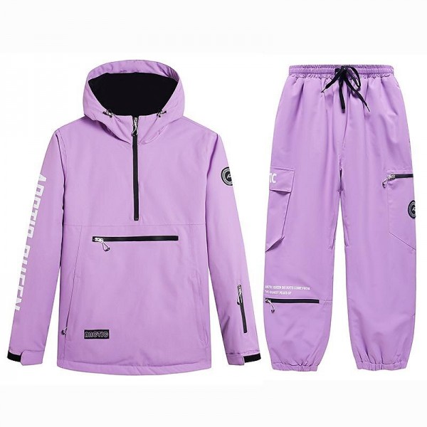 ARCTIC QUEEN Men's Women's Ski Jacket with Pants Ski Suit Outdoor Winter Thermal Warm Waterproof Windproof Breathable Hooded Clothing Suit for Skiing Snowboarding Winter Sports ARCTIC QUEEN Men's Women's Ski Jacket with Pants Ski Suit Outdoor Winter Thermal Warm Waterproof Windproof Breathable Hooded Clothing Suit for Skiing Snowboarding Winter Sports