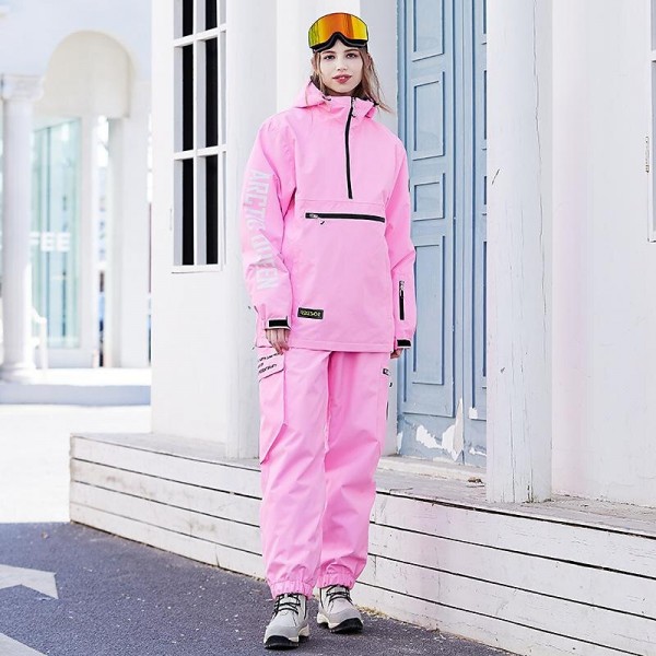 ARCTIC QUEEN Men's Women's Ski Jacket with Pants Ski Suit Outdoor Winter Thermal Warm Waterproof Windproof Breathable Hooded Clothing Suit for Skiing Snowboarding Winter Sports ARCTIC QUEEN Men's Women's Ski Jacket with Pants Ski Suit Outdoor Winter Thermal Warm Waterproof Windproof Breathable Hooded Clothing Suit for Skiing Snowboarding Winter Sports