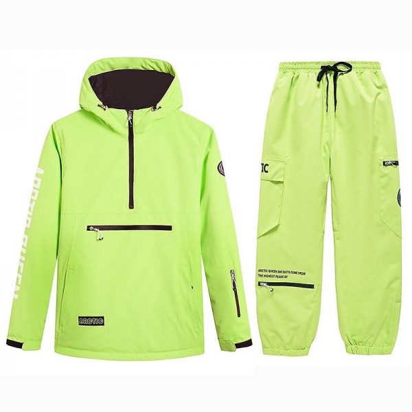 ARCTIC QUEEN Men's Women's Ski Jacket with Pants Ski Suit Outdoor Winter Thermal Warm Waterproof Windproof Breathable Hooded Clothing Suit for Skiing Snowboarding Winter Sports ARCTIC QUEEN Men's Women's Ski Jacket with Pants Ski Suit Outdoor Winter Thermal Warm Waterproof Windproof Breathable Hooded Clothing Suit for Skiing Snowboarding Winter Sports