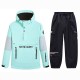 ARCTIC QUEEN Men's Women's Ski Jacket with Pants Ski Suit Outdoor Winter Thermal Warm Waterproof Windproof Breathable Hooded Clothing Suit for Skiing Snowboarding Winter Sports ARCTIC QUEEN Men's Women's Ski Jacket with Pants Ski Suit Outdoor Winter Thermal Warm Waterproof Windproof Breathable Hooded Clothing Suit for Skiing Snowboarding Winter Sports