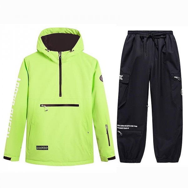 ARCTIC QUEEN Men's Women's Ski Jacket with Pants Ski Suit Outdoor Winter Thermal Warm Waterproof Windproof Breathable Hooded Clothing Suit for Skiing Snowboarding Winter Sports ARCTIC QUEEN Men's Women's Ski Jacket with Pants Ski Suit Outdoor Winter Thermal Warm Waterproof Windproof Breathable Hooded Clothing Suit for Skiing Snowboarding Winter Sports