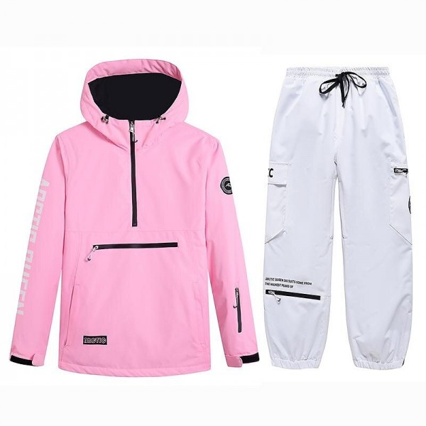 ARCTIC QUEEN Men's Women's Ski Jacket with Pants Ski Suit Outdoor Winter Thermal Warm Waterproof Windproof Breathable Hooded Clothing Suit for Skiing Snowboarding Winter Sports ARCTIC QUEEN Men's Women's Ski Jacket with Pants Ski Suit Outdoor Winter Thermal Warm Waterproof Windproof Breathable Hooded Clothing Suit for Skiing Snowboarding Winter Sports