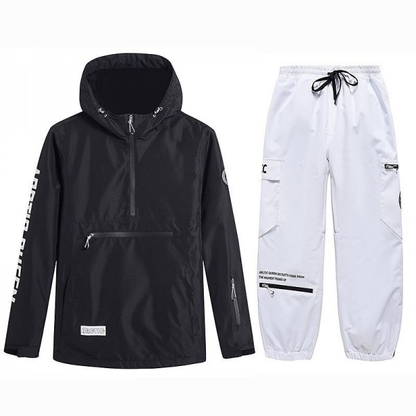 ARCTIC QUEEN Men's Women's Ski Jacket with Pants Ski Suit Outdoor Winter Thermal Warm Waterproof Windproof Breathable Hooded Clothing Suit for Skiing Snowboarding Winter Sports ARCTIC QUEEN Men's Women's Ski Jacket with Pants Ski Suit Outdoor Winter Thermal Warm Waterproof Windproof Breathable Hooded Clothing Suit for Skiing Snowboarding Winter Sports