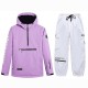 ARCTIC QUEEN Men's Women's Ski Jacket with Pants Ski Suit Outdoor Winter Thermal Warm Waterproof Windproof Breathable Hooded Clothing Suit for Skiing Snowboarding Winter Sports ARCTIC QUEEN Men's Women's Ski Jacket with Pants Ski Suit Outdoor Winter Thermal Warm Waterproof Windproof Breathable Hooded Clothing Suit for Skiing Snowboarding Winter Sports