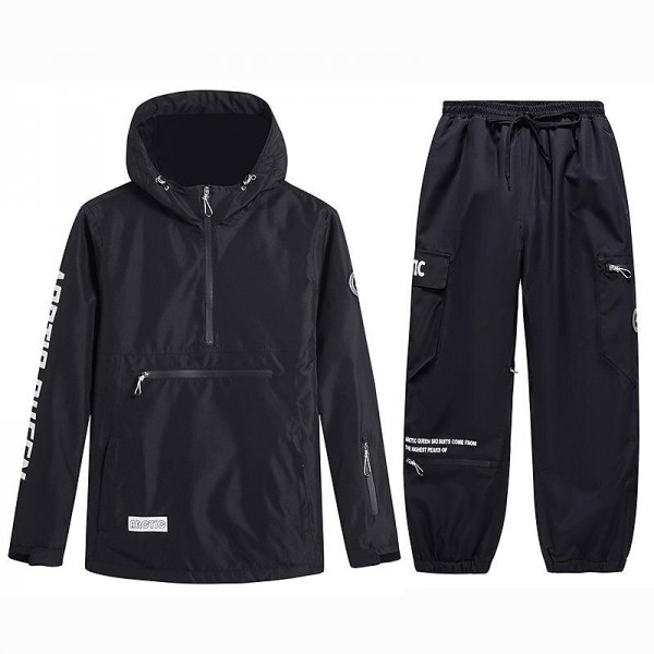 ARCTIC QUEEN Men's Women's Ski Jacket with Pants Ski Suit Outdoor Winter Thermal Warm Waterproof Windproof Breathable Hooded Clothing Suit for Skiing Snowboarding Winter Sports ARCTIC QUEEN Men's Women's Ski Jacket with Pants Ski Suit Outdoor Winter Thermal Warm Waterproof Windproof Breathable Hooded Clothing Suit for Skiing Snowboarding Winter Sports