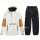 ARCTIC QUEEN Men's Women's Ski Jacket with Pants Ski Suit Outdoor Winter Thermal Warm Waterproof Windproof Breathable Hooded Clothing Suit for Skiing Snowboarding Winter Sports ARCTIC QUEEN Men's Women's Ski Jacket with Pants Ski Suit Outdoor Winter Thermal Warm Waterproof Windproof Breathable Hooded Clothing Suit for Skiing Snowboarding Winter Sports