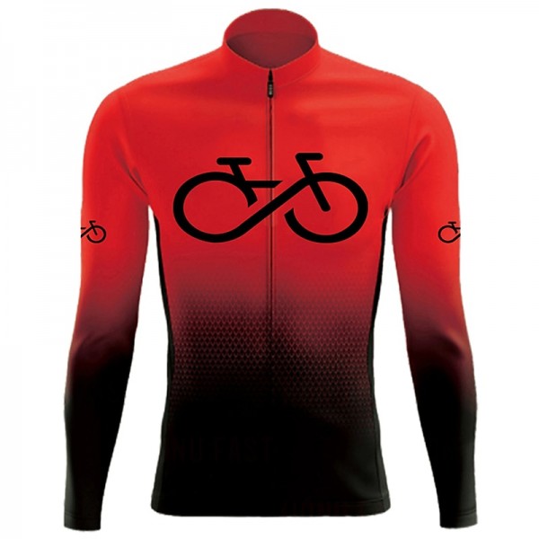 21Grams Men's Cycling Jersey Long Sleeve Bike Jersey Top with 3 Rear Pockets Mountain Bike MTB Road Bike Cycling Breathable Moisture Wicking Quick Dry Reflective Strips Black Yellow Red Gradient 21Grams Men's Cycling Jersey Long Sleeve Bike Jersey Top with 3 Rear Pockets Mountain Bike MTB Road Bike Cycling Breathable Moisture Wicking Quick Dry Reflective Strips Black Yellow Red Gradient