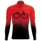 21Grams Men's Cycling Jersey Long Sleeve Bike Jersey Top with 3 Rear Pockets Mountain Bike MTB Road Bike Cycling Breathable Moisture Wicking Quick Dry Reflective Strips Black Yellow Red Gradient 21Grams Men's Cycling Jersey Long Sleeve Bike Jersey Top with 3 Rear Pockets Mountain Bike MTB Road Bike Cycling Breathable Moisture Wicking Quick Dry Reflective Strips Black Yellow Red Gradient