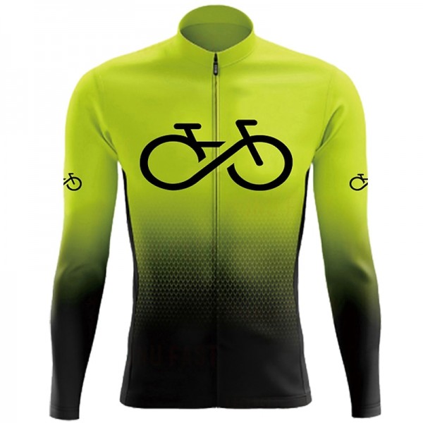 21Grams Men's Cycling Jersey Long Sleeve Bike Jersey Top with 3 Rear Pockets Mountain Bike MTB Road Bike Cycling Breathable Moisture Wicking Quick Dry Reflective Strips Black Yellow Red Gradient 21Grams Men's Cycling Jersey Long Sleeve Bike Jersey Top with 3 Rear Pockets Mountain Bike MTB Road Bike Cycling Breathable Moisture Wicking Quick Dry Reflective Strips Black Yellow Red Gradient