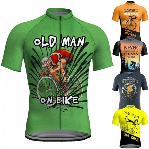 21Grams Men&#039;s Cycling Jersey Short Sleeve Bike Top with 3 Rear Pockets Mountain Bike MTB Road Bike Cycling Breathable Quick Dry Moisture Wicking Reflective Strips Black Pink Red Graphic Polyester