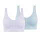 2 Pack Underwear Women's Plus Size Deep U Comfortable Beauty Back Yoga Vest with Pads No Steel Ring Gathered Shock-proof Sports Bra 2 Pack Underwear Women's Plus Size Deep U Comfortable Beauty Back Yoga Vest with Pads No Steel Ring Gathered Shock-proof Sports Bra