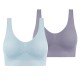 2 Pack Underwear Women's Plus Size Deep U Comfortable Beauty Back Yoga Vest with Pads No Steel Ring Gathered Shock-proof Sports Bra 2 Pack Underwear Women's Plus Size Deep U Comfortable Beauty Back Yoga Vest with Pads No Steel Ring Gathered Shock-proof Sports Bra