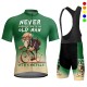 Men&#039;s Cycling Jersey with Bib Shorts Short Sleeve Mountain Bike MTB Road Bike Cycling Red Royal Blue Blue Bike Quick Dry Moisture Wicking Spandex Sports Geometric Funny Clothing Apparel