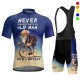 Men&#039;s Cycling Jersey with Bib Shorts Short Sleeve Mountain Bike MTB Road Bike Cycling Red Royal Blue Blue Bike Quick Dry Moisture Wicking Spandex Sports Geometric Funny Clothing Apparel