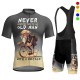 Men&#039;s Cycling Jersey with Bib Shorts Short Sleeve Mountain Bike MTB Road Bike Cycling Red Royal Blue Blue Bike Quick Dry Moisture Wicking Spandex Sports Geometric Funny Clothing Apparel