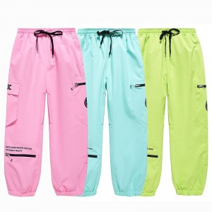 ARCTIC QUEEN Men&#039;s Women&#039;s Ski / Snow Pants Outdoor Winter Thermal Warm Waterproof Windproof Breathable Bottoms for Skiing Camping / Hiking Ski Winter Sports