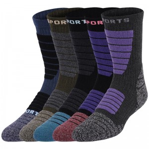 Men&#039;s Women&#039;s Ski Socks Outdoor Winter Anti-Slip Thermal Warm Breathable Sweat-Wicking Crew Socks for Skiing Camping / Hiking Snowboarding Ski