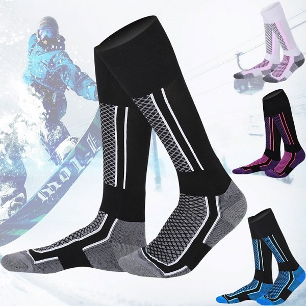 Men's Women's Ski Socks Outdoor Winter Thermal Warm Breathable Sweat-Wicking Crew Socks for Skiing Camping / Hiking Snowboarding Ski Men's Women's Ski Socks Outdoor Winter Thermal Warm Breathable Sweat-Wicking Crew Socks for Skiing Camping / Hiking Snowboarding Ski