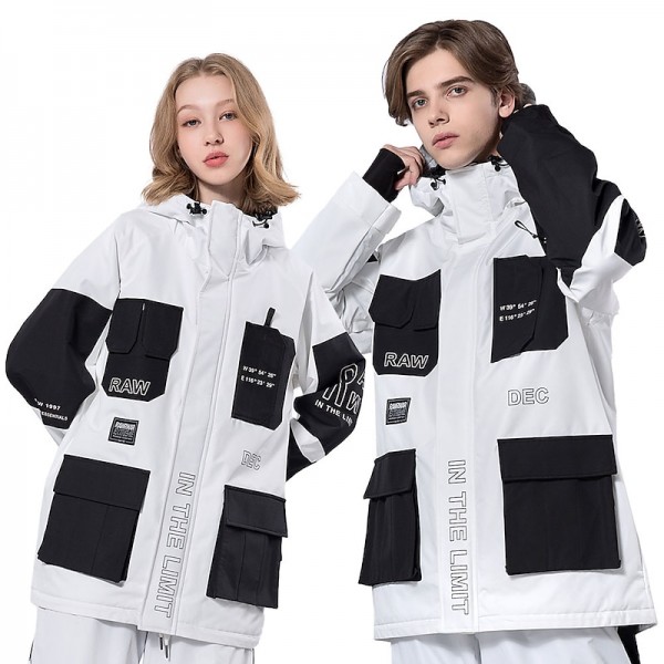 Men's Women's Ski Jacket Outdoor Winter Thermal Warm Reflective Waterproof Windproof Jacket for Snowboarding Ski Winter Sports Men's Women's Ski Jacket Outdoor Winter Thermal Warm Reflective Waterproof Windproof Jacket for Snowboarding Ski Winter Sports