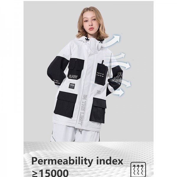 Men's Women's Ski Jacket Outdoor Winter Thermal Warm Reflective Waterproof Windproof Jacket for Snowboarding Ski Winter Sports Men's Women's Ski Jacket Outdoor Winter Thermal Warm Reflective Waterproof Windproof Jacket for Snowboarding Ski Winter Sports