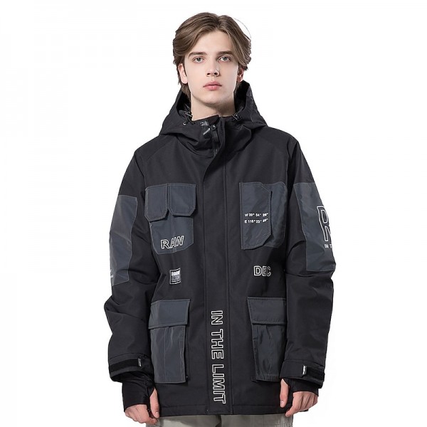 Men's Women's Ski Jacket Outdoor Winter Thermal Warm Reflective Waterproof Windproof Jacket for Snowboarding Ski Winter Sports Men's Women's Ski Jacket Outdoor Winter Thermal Warm Reflective Waterproof Windproof Jacket for Snowboarding Ski Winter Sports